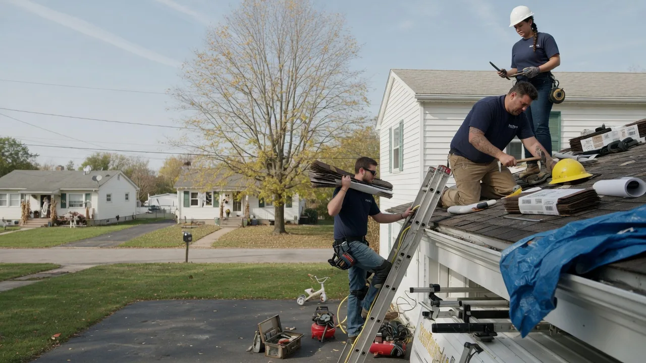 Local Roofing Contractors in Springerton, IL near me
